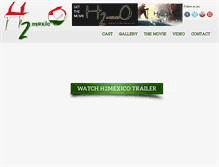 Tablet Screenshot of h2mexicofilm.com